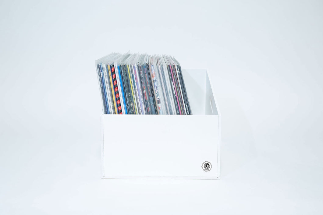 Vinyl rack - white